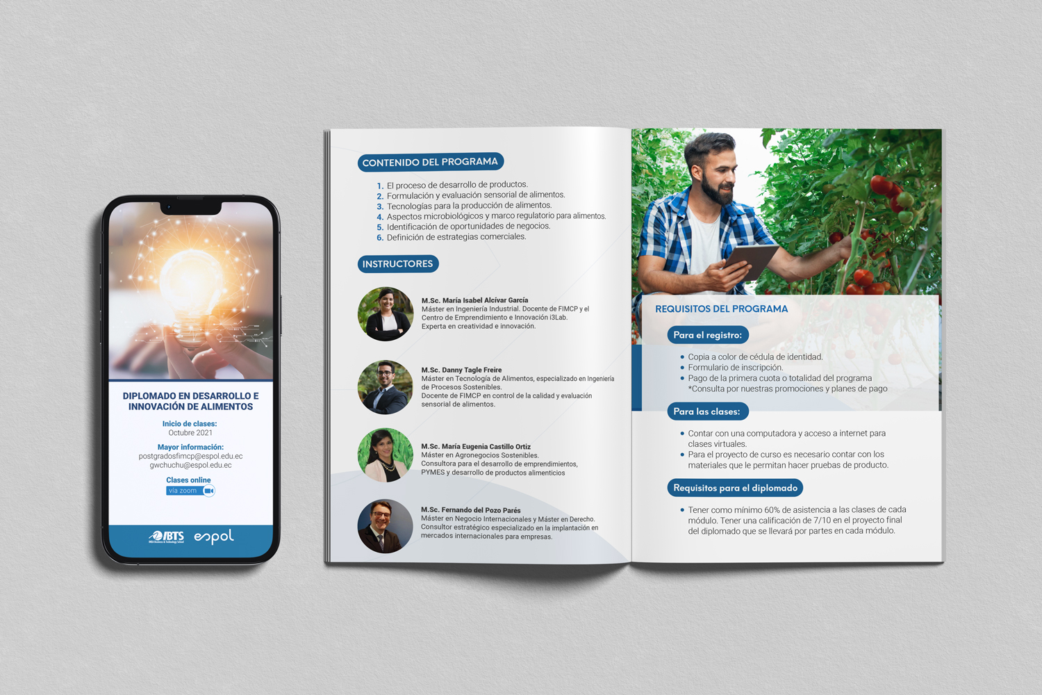 Web UI & Social Media Campaign – Food Innovation